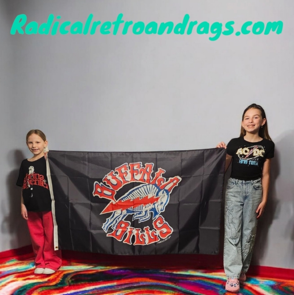 Grateful Dead Buffalo Bills Flag Banner 3 x 5 Limited New